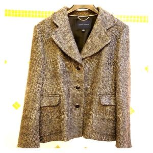 Banana Republic grey wool peacoat